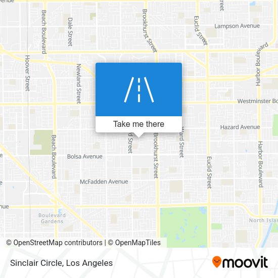 Sinclair Circle map