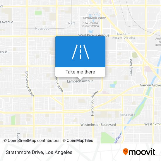 Strathmore Drive map