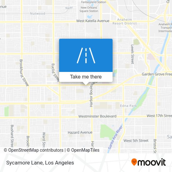 Mapa de Sycamore Lane
