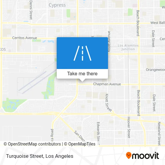 Turquoise Street map