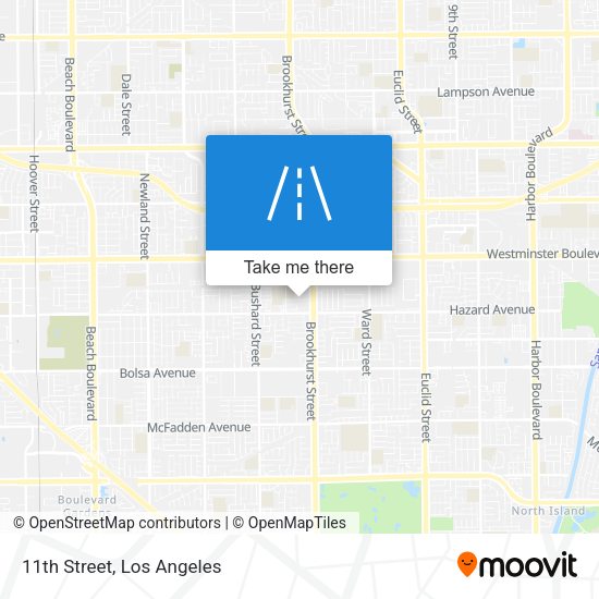 Mapa de 11th Street