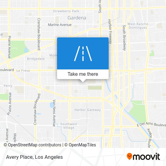 Mapa de Avery Place