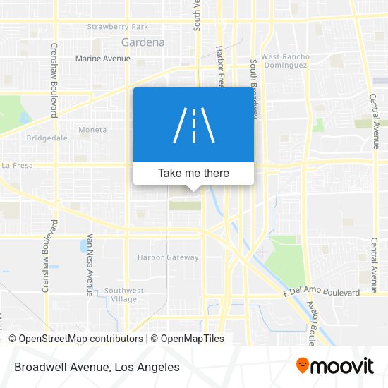 Broadwell Avenue map
