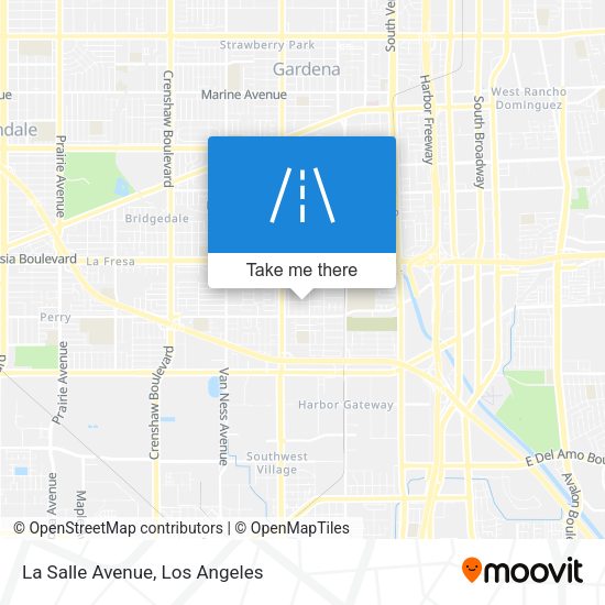 Mapa de La Salle Avenue