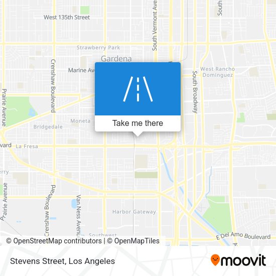 Mapa de Stevens Street