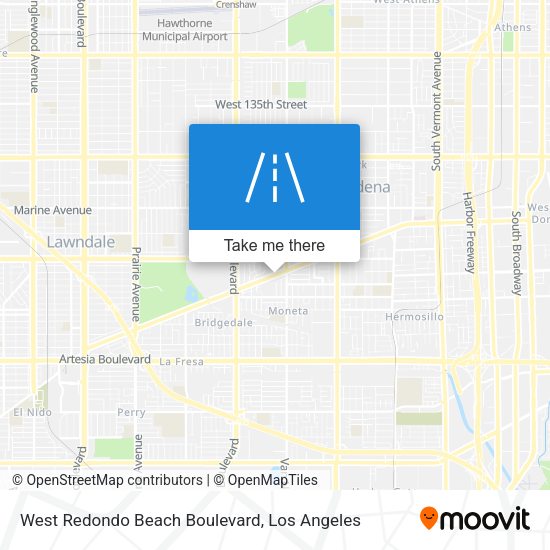 Mapa de West Redondo Beach Boulevard