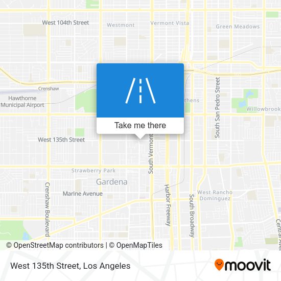 Mapa de West 135th Street