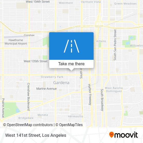 Mapa de West 141st Street