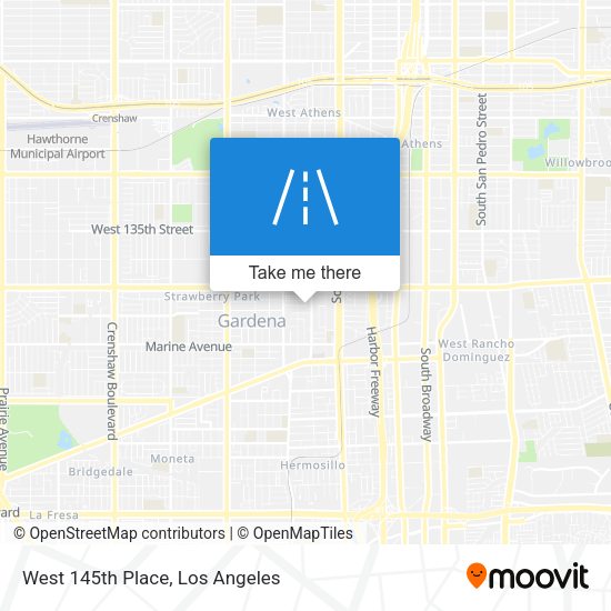 Mapa de West 145th Place