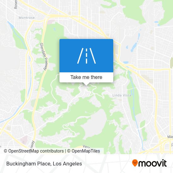 Mapa de Buckingham Place
