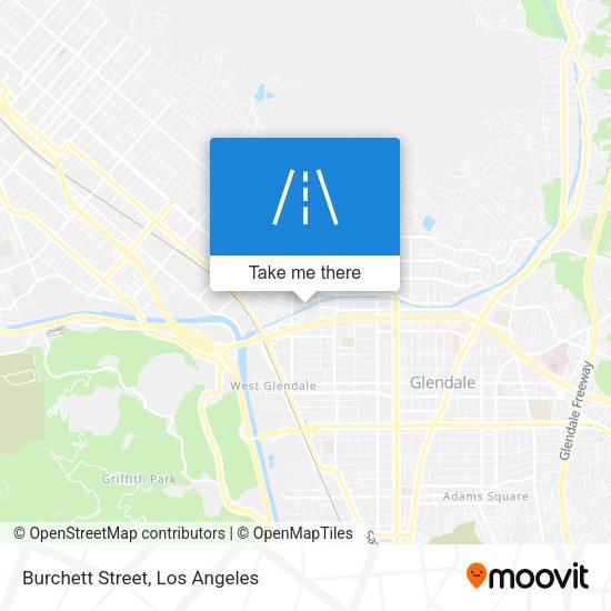 Mapa de Burchett Street