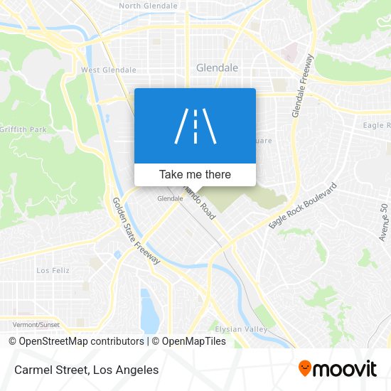 Mapa de Carmel Street
