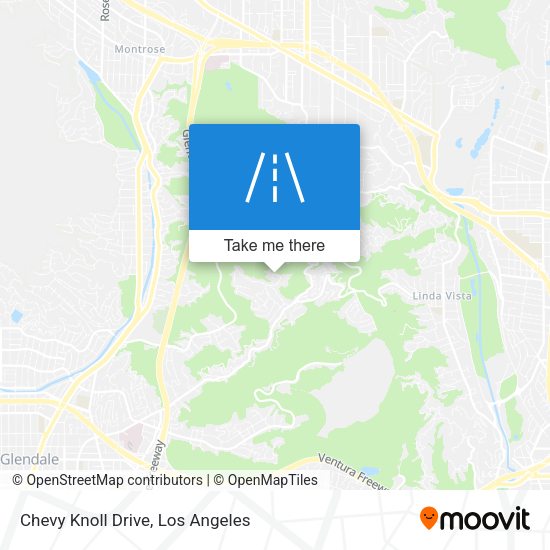 Mapa de Chevy Knoll Drive