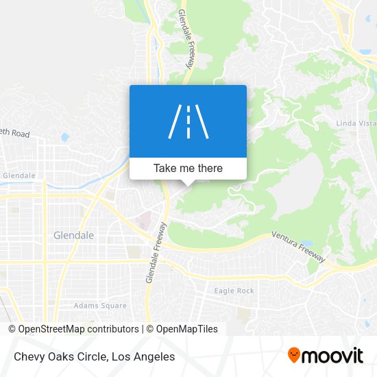 Chevy Oaks Circle map