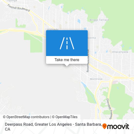 Mapa de Deerpass Road