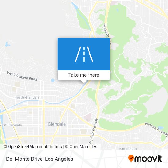 Del Monte Drive map