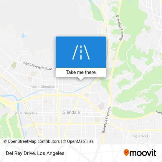 Mapa de Del Rey Drive