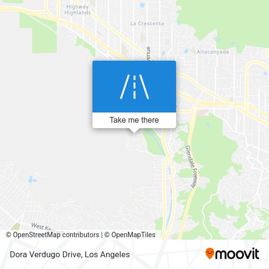 Dora Verdugo Drive map