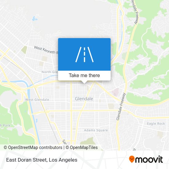 East Doran Street map