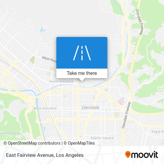 East Fairview Avenue map