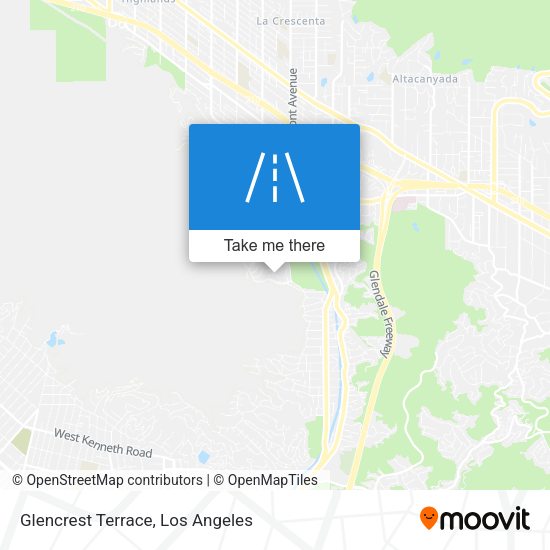 Mapa de Glencrest Terrace