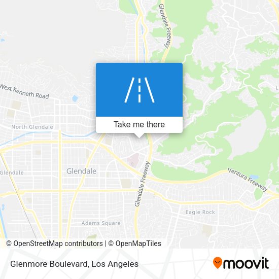 Mapa de Glenmore Boulevard