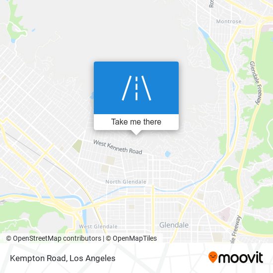 Kempton Road map