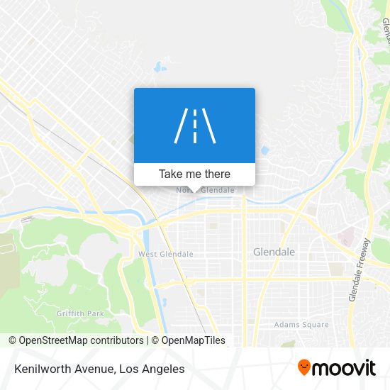 Kenilworth Avenue map