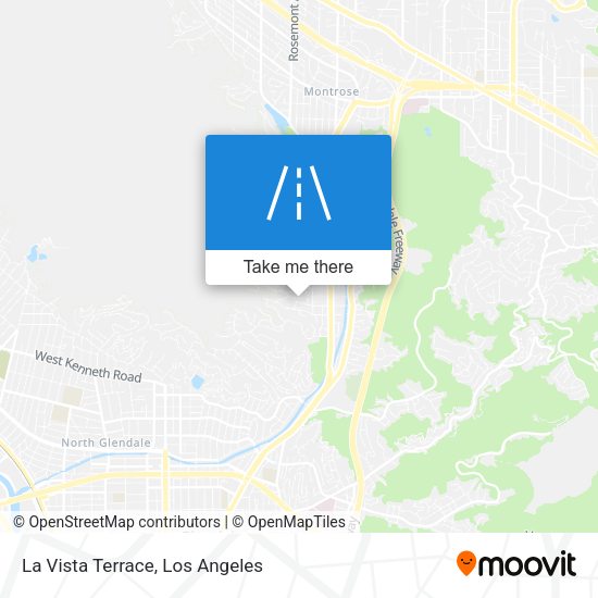 La Vista Terrace map