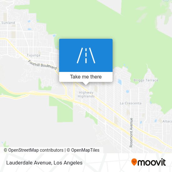 Mapa de Lauderdale Avenue