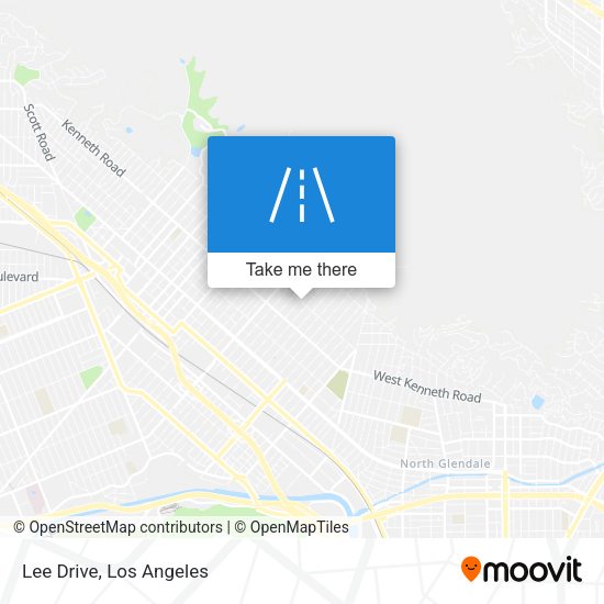 Lee Drive map