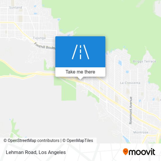 Mapa de Lehman Road