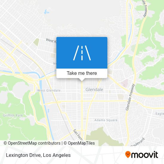 Mapa de Lexington Drive