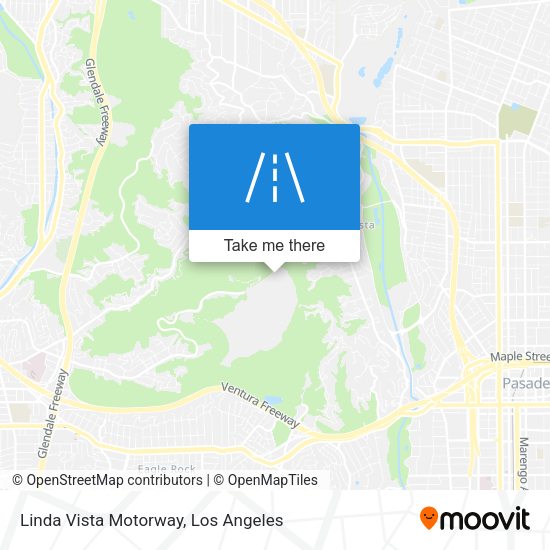 Linda Vista Motorway map