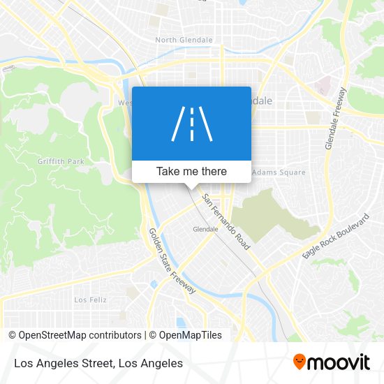 Los Angeles Street map