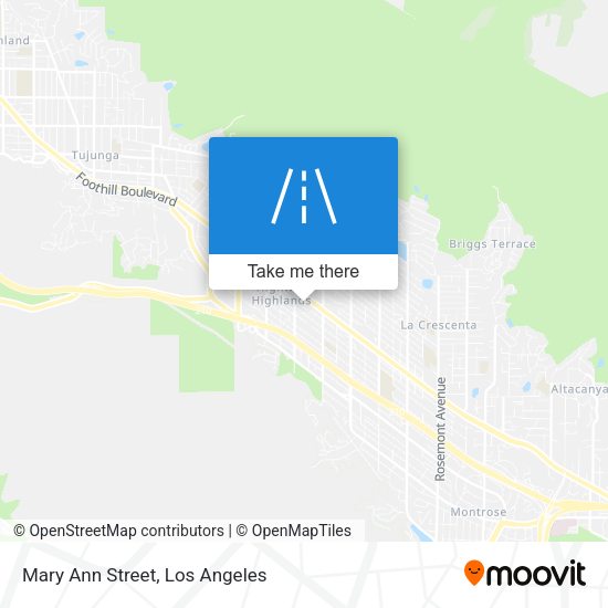 Mapa de Mary Ann Street