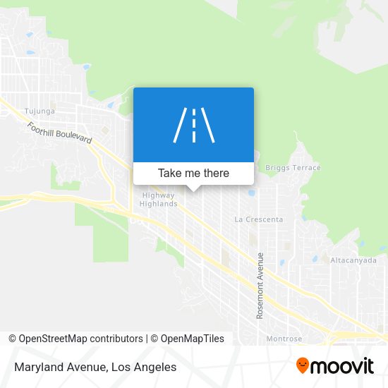 Mapa de Maryland Avenue