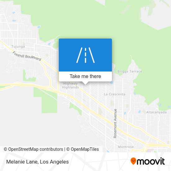 Melanie Lane map