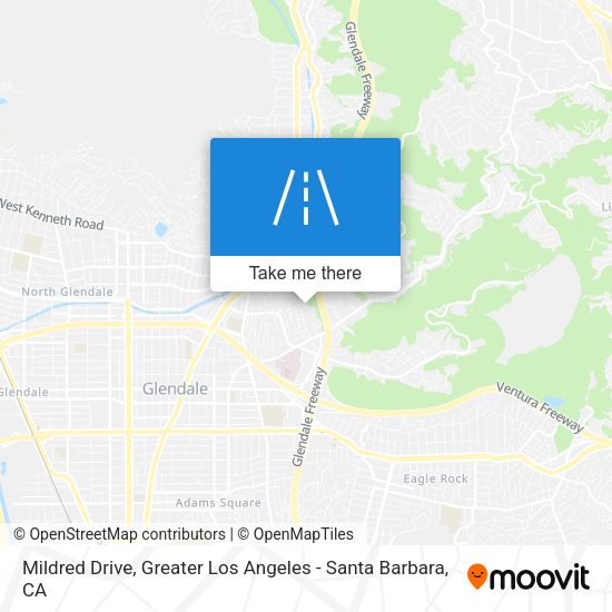 Mapa de Mildred Drive