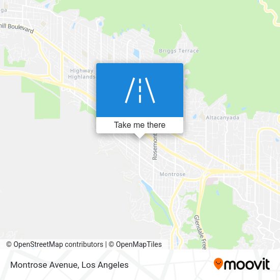 Mapa de Montrose Avenue