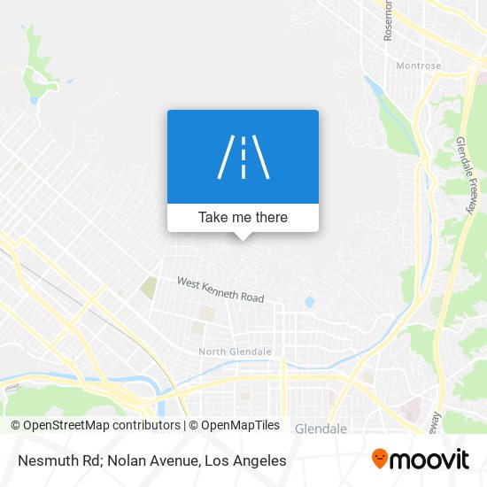 Mapa de Nesmuth Rd; Nolan Avenue