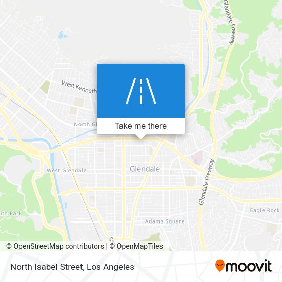 North Isabel Street map