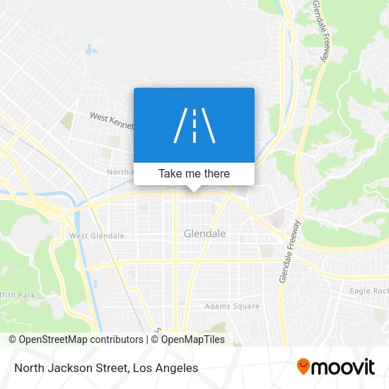 North Jackson Street map