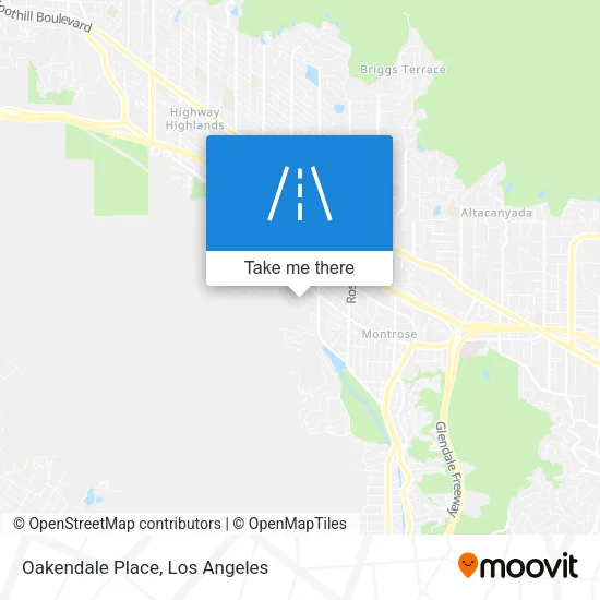 Oakendale Place map