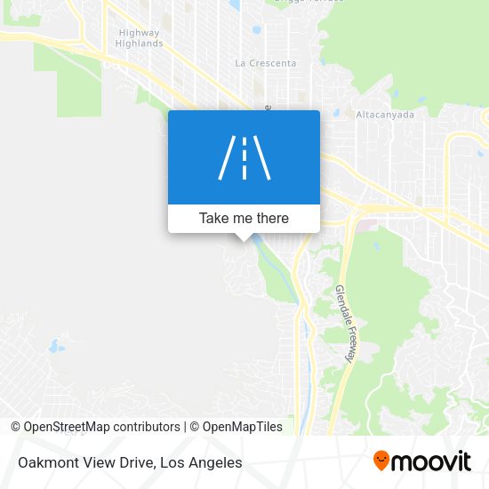 Oakmont View Drive map