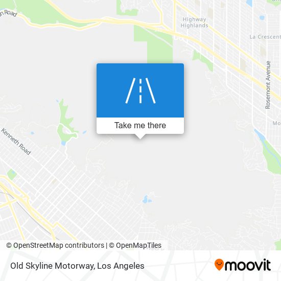 Mapa de Old Skyline Motorway