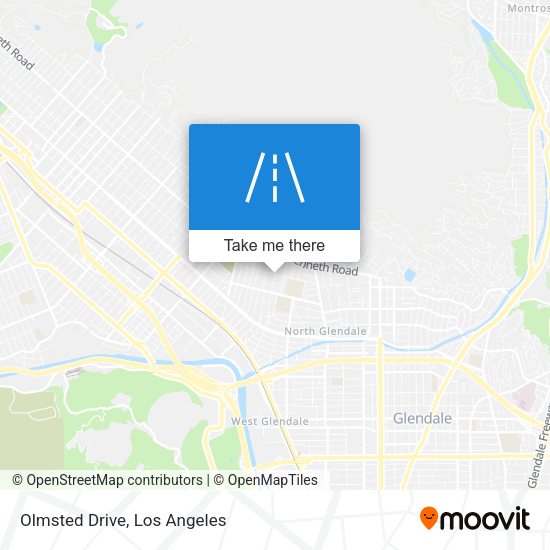 Mapa de Olmsted Drive