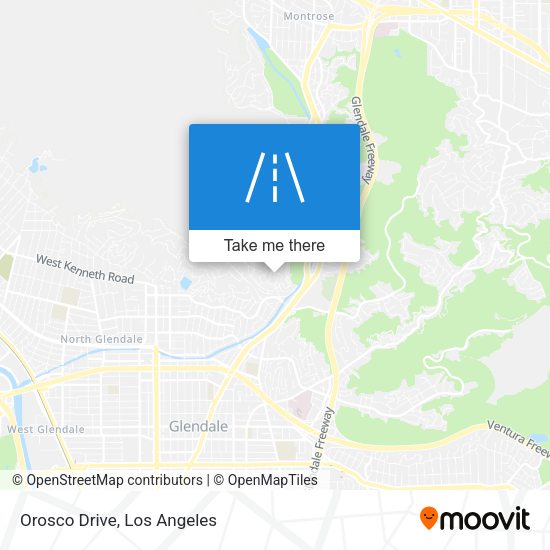 Mapa de Orosco Drive