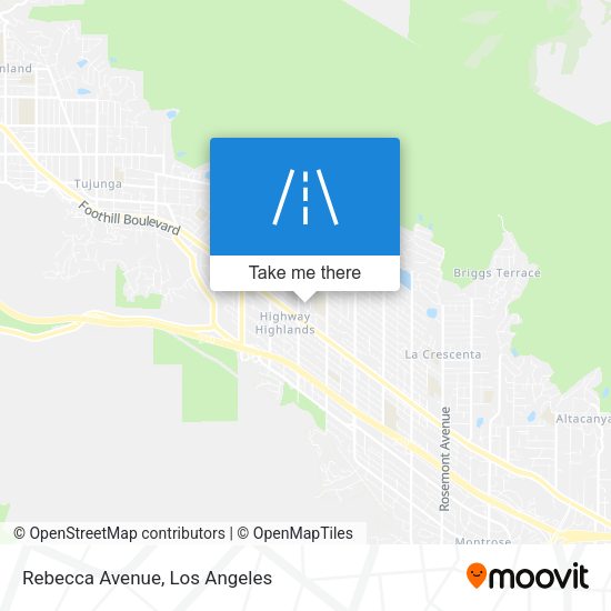 Mapa de Rebecca Avenue