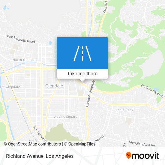 Richland Avenue map